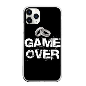 Чехол для iPhone 11 Pro Max матовый с принтом Game over , Силикон |  | братва жениха | жених | мальчишник | мафия жениха