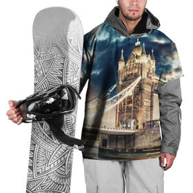 Накидка на куртку 3D с принтом Англия , 100% полиэстер |  | england | europe | london | англия | биг бен | великобритания | высотки | королева | лондон | мегаполис | тауэрский мост | туризм
