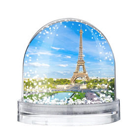 Снежный шар с принтом Париж , Пластик | Изображение внутри шара печатается на глянцевой фотобумаге с двух сторон | france | paris | париж | франция | эйфелева башня
