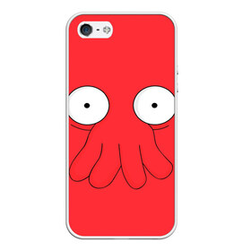 Чехол для iPhone 5/5S матовый с принтом Zoidberg , Силикон | Область печати: задняя сторона чехла, без боковых панелей | futurama | zoidberg | доктор | зойдберг | футурама