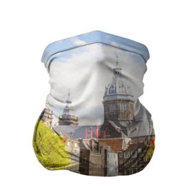 Бандана-труба 3D с принтом Amsterdam , 100% полиэстер, ткань с особыми свойствами — Activecool | плотность 150‒180 г/м2; хорошо тянется, но сохраняет форму | нидерланды | пейзаж