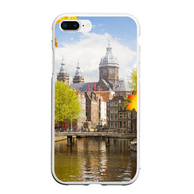 Чехол для iPhone 7Plus/8 Plus матовый с принтом Amsterdam , Силикон | Область печати: задняя сторона чехла, без боковых панелей | нидерланды | пейзаж
