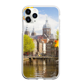 Чехол для iPhone 11 Pro матовый с принтом Amsterdam , Силикон |  | нидерланды | пейзаж