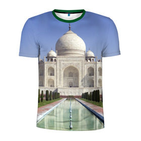 Мужская футболка 3D спортивная с принтом Индия , 100% полиэстер с улучшенными характеристиками | приталенный силуэт, круглая горловина, широкие плечи, сужается к линии бедра | goa | india | mumbai | new delhi | taj mahal | гоа | индия | каникулы | мавзолей | мечеть | мумбай | нью дели | отдых | отпуск | приключения | тадж махал | туризм