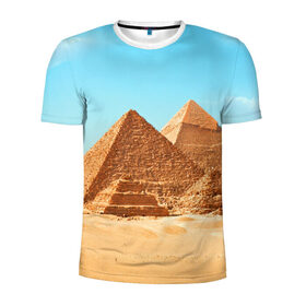 Мужская футболка 3D спортивная с принтом Египет , 100% полиэстер с улучшенными характеристиками | приталенный силуэт, круглая горловина, широкие плечи, сужается к линии бедра | Тематика изображения на принте: africa | cairo | egypt | африка | верблюд | дайвинг | египет | жара | зной | каир | каникулы | отдых | отпуск | песок | пирамида хеопса | пирамиды | пустыня | солнце | туризм | хургада