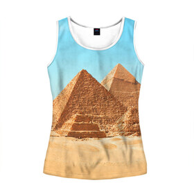 Женская майка 3D с принтом Египет , 100% полиэстер | круглая горловина, прямой силуэт, длина до линии бедра | Тематика изображения на принте: africa | cairo | egypt | африка | верблюд | дайвинг | египет | жара | зной | каир | каникулы | отдых | отпуск | песок | пирамида хеопса | пирамиды | пустыня | солнце | туризм | хургада