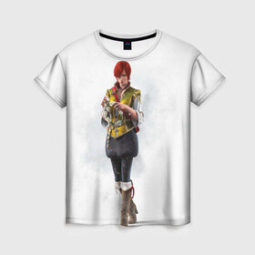 Женская футболка 3D с принтом Шани , 100% полиэфир ( синтетическое хлопкоподобное полотно) | прямой крой, круглый вырез горловины, длина до линии бедер | gerald | wild hunt | witcher | ведьмак | геральд | дикая охота | шани