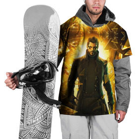Накидка на куртку 3D с принтом Deus Ex , 100% полиэстер |  | deus ex | human revolution | mankind divided | адам дженсен | деус экс