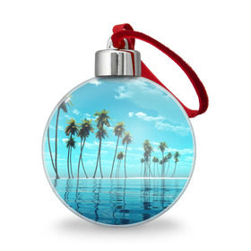 Ёлочный шар с принтом Фиджи , Пластик | Диаметр: 77 мм | архипелаг | загар | каникулы | королевство | море | остров | отдых | отпуск | пальмы | песок | рай | солнце | тихий океан | туризм | фиджи
