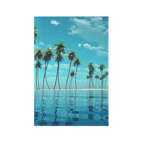 Обложка для паспорта матовая кожа с принтом Фиджи , натуральная матовая кожа | размер 19,3 х 13,7 см; прозрачные пластиковые крепления | Тематика изображения на принте: архипелаг | загар | каникулы | королевство | море | остров | отдых | отпуск | пальмы | песок | рай | солнце | тихий океан | туризм | фиджи