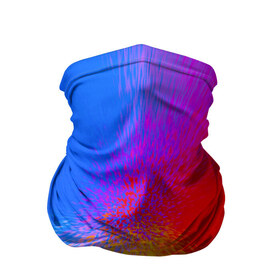 Бандана-труба 3D с принтом Взрыв красок , 100% полиэстер, ткань с особыми свойствами — Activecool | плотность 150‒180 г/м2; хорошо тянется, но сохраняет форму | брызги | желтый | красный | синий