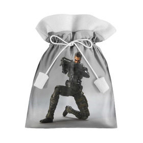 Подарочный 3D мешок с принтом Адам Дженсен , 100% полиэстер | Размер: 29*39 см | deus ex | human revolution | mankind divided | адам дженсен | деус экс