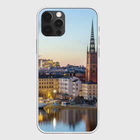 Чехол для iPhone 12 Pro Max с принтом Швеция , Силикон |  | Тематика изображения на принте: europe | stockholm | sweden | европа | ес | каникулы | отпуск | стокгольм | туризм | швеция