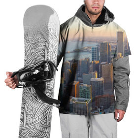 Накидка на куртку 3D с принтом Нью-Йорк , 100% полиэстер |  | Тематика изображения на принте: america | new york | usa | америка | высотки | мегаполис | нью йорк | столица мира | сша | штаты