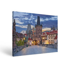 Холст прямоугольный с принтом Прага , 100% ПВХ |  | Тематика изображения на принте: czech republic | europe | prague | европа | ес | каникулы | мосты | отпуск | прага | туризм | хоккей | чехия