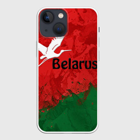 Чехол для iPhone 13 mini с принтом Belarus 2 ,  |  | belarus | беларусь
