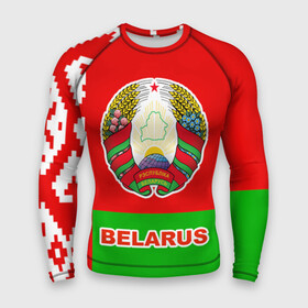 Мужской рашгард 3D с принтом Belarus 5 ,  |  | Тематика изображения на принте: belarus | беларусь