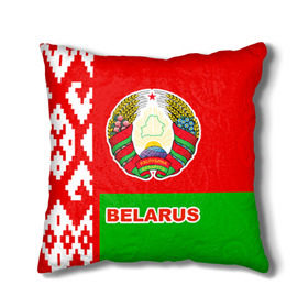 Подушка 3D с принтом Belarus 5 , наволочка – 100% полиэстер, наполнитель – холлофайбер (легкий наполнитель, не вызывает аллергию). | состоит из подушки и наволочки. Наволочка на молнии, легко снимается для стирки | belarus | беларусь