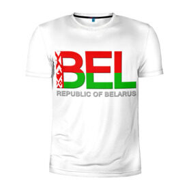 Мужская футболка 3D спортивная с принтом Belarus 6 , 100% полиэстер с улучшенными характеристиками | приталенный силуэт, круглая горловина, широкие плечи, сужается к линии бедра | Тематика изображения на принте: belarus | republic | беларусь | республика