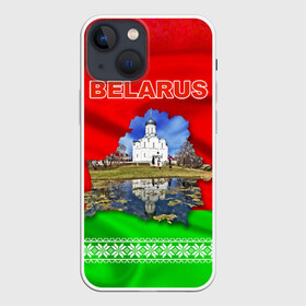 Чехол для iPhone 13 mini с принтом Belarus 13 ,  |  | belarus | беларусь