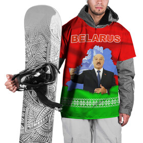 Накидка на куртку 3D с принтом Belarus 15 , 100% полиэстер |  | Тематика изображения на принте: belarus | беларусь | лукашенко | президент