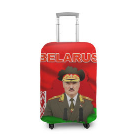 Чехол для чемодана 3D с принтом Belarus 17 , 86% полиэфир, 14% спандекс | двустороннее нанесение принта, прорези для ручек и колес | belarus | беларусь | лукашенко | президент