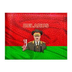 Обложка для студенческого билета с принтом Belarus 17 , натуральная кожа | Размер: 11*8 см; Печать на всей внешней стороне | belarus | беларусь | лукашенко | президент