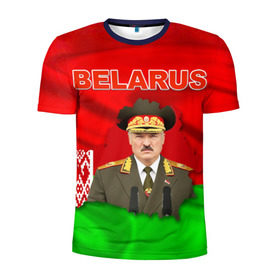 Мужская футболка 3D спортивная с принтом Belarus 17 , 100% полиэстер с улучшенными характеристиками | приталенный силуэт, круглая горловина, широкие плечи, сужается к линии бедра | belarus | беларусь | лукашенко | президент