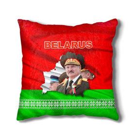 Подушка 3D с принтом Belarus 18 , наволочка – 100% полиэстер, наполнитель – холлофайбер (легкий наполнитель, не вызывает аллергию). | состоит из подушки и наволочки. Наволочка на молнии, легко снимается для стирки | belarus | беларусь | лукашенко | президент