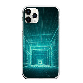 Чехол для iPhone 11 Pro матовый с принтом Цифровой тоннель , Силикон |  | Тематика изображения на принте: глубины сознания | интернет | коридор | матрица | оптическая иллюзия | секрет | сеть | тайна | тоннель