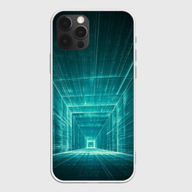 Чехол для iPhone 12 Pro Max с принтом Цифровой тоннель , Силикон |  | Тематика изображения на принте: глубины сознания | интернет | коридор | матрица | оптическая иллюзия | секрет | сеть | тайна | тоннель