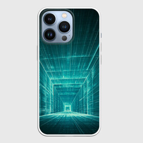 Чехол для iPhone 13 Pro с принтом Цифровой тоннель ,  |  | глубины сознания | интернет | коридор | матрица | оптическая иллюзия | секрет | сеть | тайна | тоннель