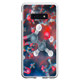 Чехол для Samsung S10E с принтом Малекула , Силикон | Область печати: задняя сторона чехла, без боковых панелей | вирус | клетка | макро | медицина | молекула