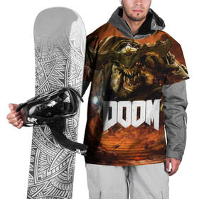 Накидка на куртку 3D с принтом Doom 4 Hell Cyberdemon , 100% полиэстер |  | Тематика изображения на принте: cyberdemon | demon | doom | hell | дум