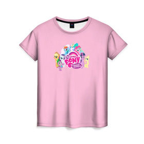 Женская футболка 3D с принтом My little pony 2 , 100% полиэфир ( синтетическое хлопкоподобное полотно) | прямой крой, круглый вырез горловины, длина до линии бедер | my little pony