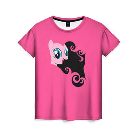 Женская футболка 3D с принтом Me little pony 4 , 100% полиэфир ( синтетическое хлопкоподобное полотно) | прямой крой, круглый вырез горловины, длина до линии бедер | my little pony