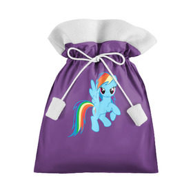 Подарочный 3D мешок с принтом Me little pony 5 , 100% полиэстер | Размер: 29*39 см | my little pony