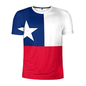 Мужская футболка 3D спортивная с принтом Чили , 100% полиэстер с улучшенными характеристиками | приталенный силуэт, круглая горловина, широкие плечи, сужается к линии бедра | chile | америка | санчес | футбол