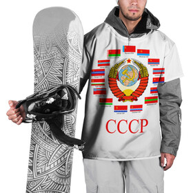 Накидка на куртку 3D с принтом СССР 5 , 100% полиэстер |  | Тематика изображения на принте: ussr | герб | ссср