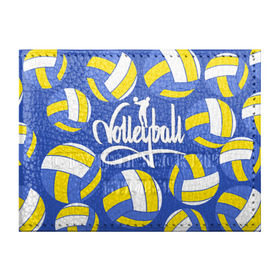 Обложка для студенческого билета с принтом Волейбол 6 , натуральная кожа | Размер: 11*8 см; Печать на всей внешней стороне | Тематика изображения на принте: volleyball | волейбол
