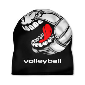 Шапка 3D с принтом Волейбол 25 , 100% полиэстер | универсальный размер, печать по всей поверхности изделия | volleyball | волейбол
