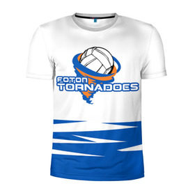 Мужская футболка 3D спортивная с принтом Волейбол 73 , 100% полиэстер с улучшенными характеристиками | приталенный силуэт, круглая горловина, широкие плечи, сужается к линии бедра | foton tornadoes | volleyball | волейбол