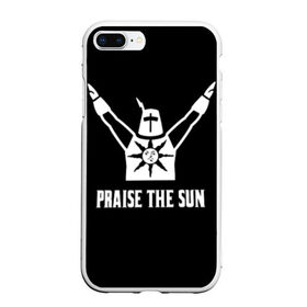 Чехол для iPhone 7Plus/8 Plus матовый с принтом Dark Souls 5 , Силикон | Область печати: задняя сторона чехла, без боковых панелей | dark souls | praise the sun | you died | дарк соулс
