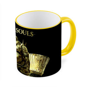 Кружка 3D с принтом Dark Souls 11 , керамика | ёмкость 330 мл | dark souls | praise the sun | you died | дарк соулс