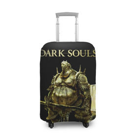 Чехол для чемодана 3D с принтом Dark Souls 11 , 86% полиэфир, 14% спандекс | двустороннее нанесение принта, прорези для ручек и колес | dark souls | praise the sun | you died | дарк соулс