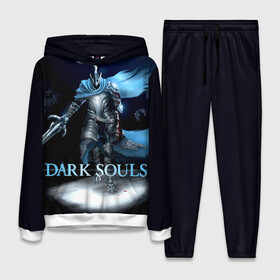 Женский костюм 3D (с толстовкой) с принтом Dark Souls 17 ,  |  | dark souls | praise the sun | you died | дарк соулс