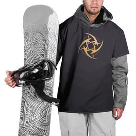 Накидка на куртку 3D с принтом Ninjas in Pyjamas , 100% полиэстер |  | Тематика изображения на принте: csgo | cybersport | esports | nip | ксго | нип