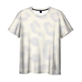 Мужская футболка 3D с принтом Тусклые пятна , 100% полиэфир | прямой крой, круглый вырез горловины, длина до линии бедер | леопард | пятна