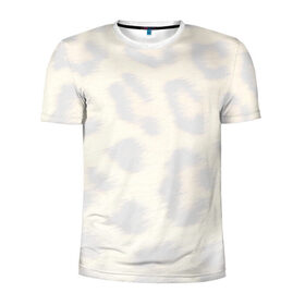 Мужская футболка 3D спортивная с принтом Тусклые пятна , 100% полиэстер с улучшенными характеристиками | приталенный силуэт, круглая горловина, широкие плечи, сужается к линии бедра | леопард | пятна
