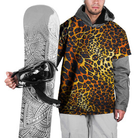 Накидка на куртку 3D с принтом Леопард , 100% полиэстер |  | 3д | животные | кошка | леопард | новая | хищник